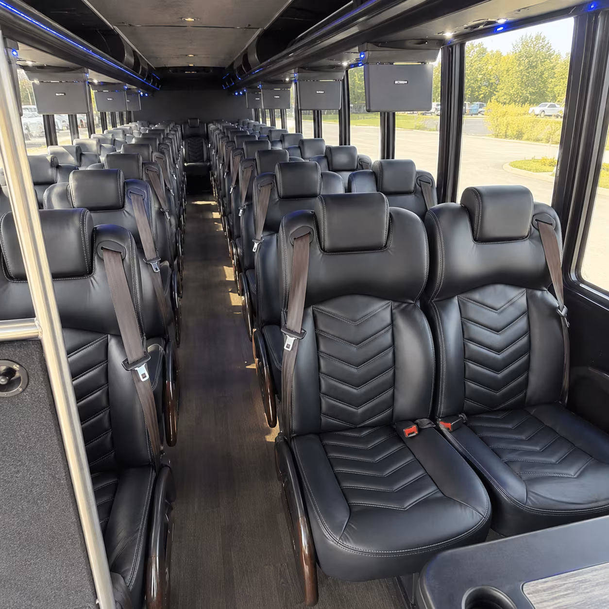 odessa corporate event transportation onboard seating