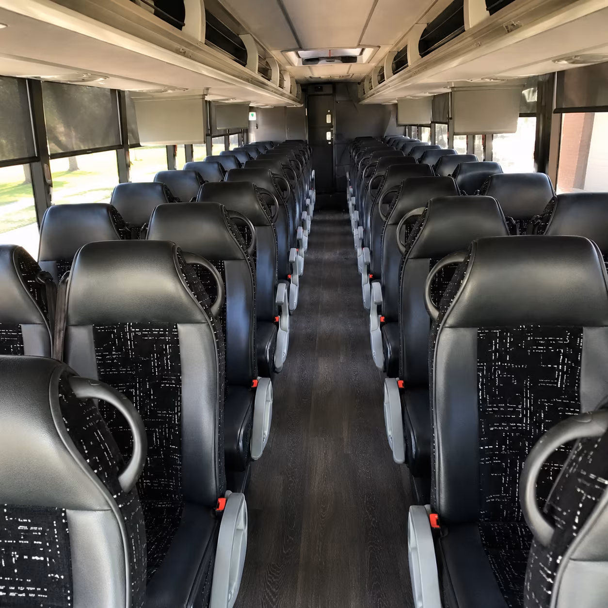 wichita falls charter bus rental interior