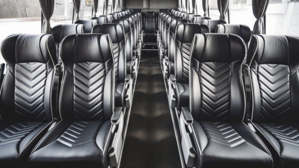 50 passenger charter bus inside amarillo
