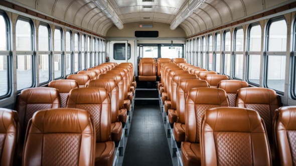 school bus rental interior amarillo