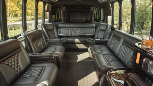 sprinter limo rental interior amarillo